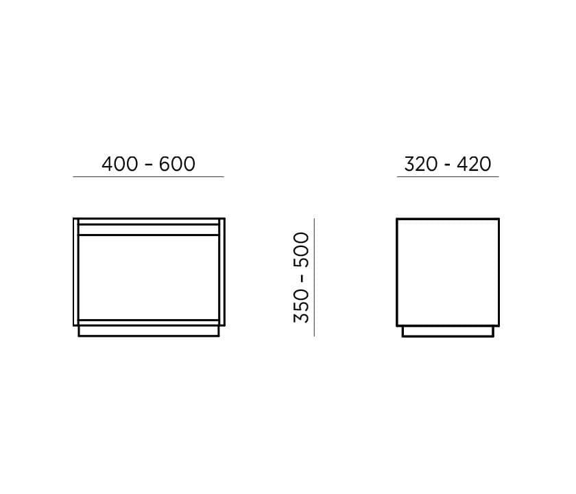Приліжкова тумба Edge NSE