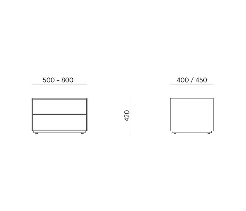 Приліжкова тумба Idea NS2