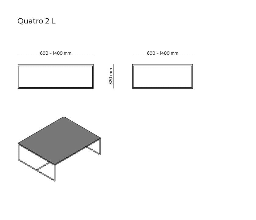 Журнальний столик Quatro 2