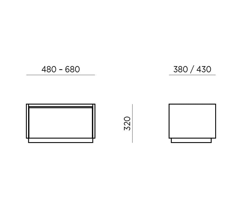 Приліжкова тумба Verona NS