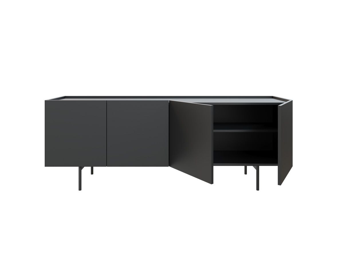 TV stand on legs in a minimalist style TV stand on legs in a minimalist style