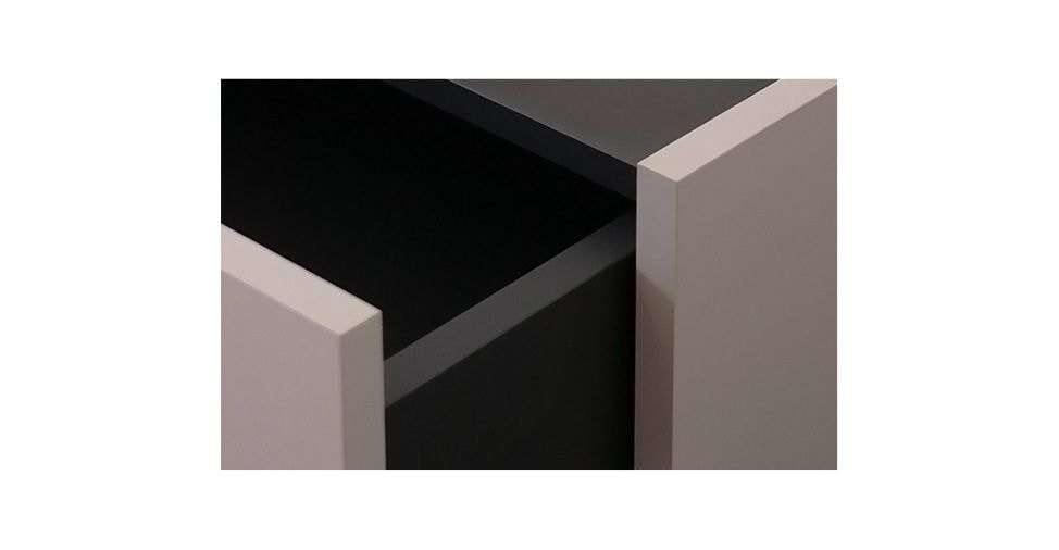 Тумба Edge NS без ручок з шухлядою в стилі мінімалізм Тумба Edge NS без ручок з шухлядою в стилі мінімалізм