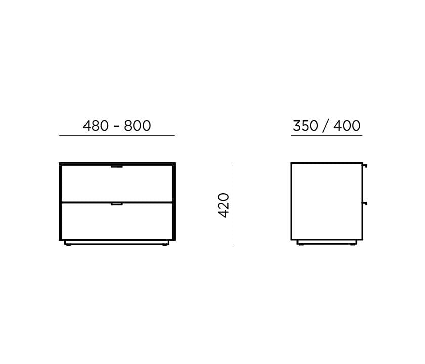 Приліжкова тумба Folio D Приліжкова тумба Folio D